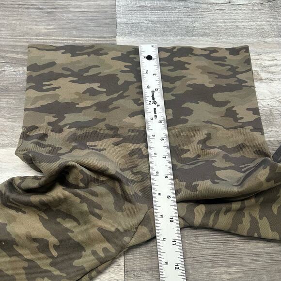Spanx Look At Me Now Camouflage Womens L Control Top Seamless Camo Yoga Leggings - Picture 7 of 10